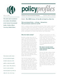 Policy Profiles March 2000