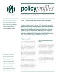 Policy Profiles Vol. 1 No. 1 February 2001
