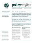 Policy Profiles Vol. 1 No. 2 April 2001
