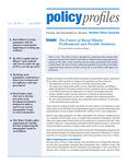 Policy Profiles Vol. 18 No. 1 June 2018 by Northern Illinois University Center for Government Studies, Norman Walzer, and Brian Harger