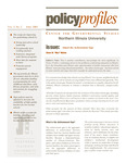 Policy Profiles Vol. 3 No. 2 April 2003 by Northern Illinois University Center for Government Studies and Glenn W. McGee