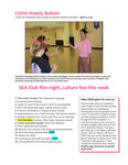 CSEAS Weekly Bulletin (April 15, 2013)