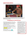 CSEAS Weekly Bulletin (April 29, 2013)
