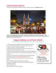 CSEAS Weekly Bulletin (December 10, 2012)