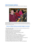 CSEAS Weekly Bulletin (February 1, 2010)