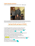 CSEAS Weekly Bulletin (March 24, 2014)