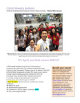 CSEAS Weekly Bulletin (March 30, 2015)
