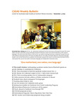CSEAS Weekly Bulletin (November 2, 2009)
