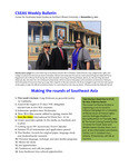 CSEAS Weekly Bulletin (November 5, 2012)