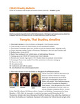 CSEAS Weekly Bulletin (October 15, 2012)