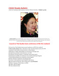 CSEAS Weekly Bulletin (October 19, 2009)