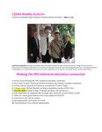 CSEAS Weekly Bulletin (September 12, 2011)