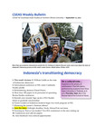 CSEAS Weekly Bulletin (September 17, 2012)