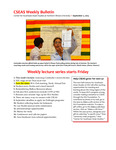 CSEAS Weekly Bulletin (September 2, 2013)