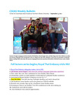 CSEAS Weekly Bulletin (September 3, 2012)