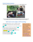 CSEAS Weekly Bulletin (September 7, 2015)